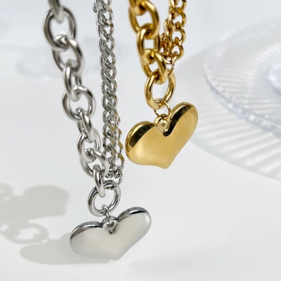 GP Heart Pendant necklace - Picture 5 of 6